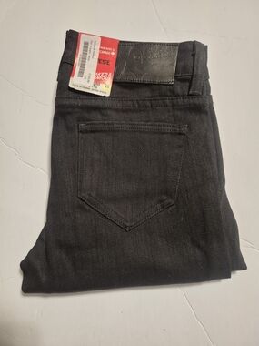 2012 Deadstock- Naked & Famous Women's "The Straight" Black Power Stretch